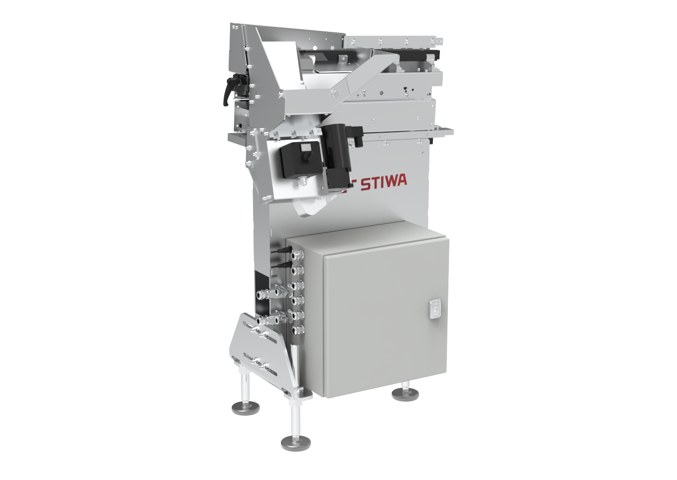 The LinFeed Modular 2 feeder has a 2-liter hopper capacity